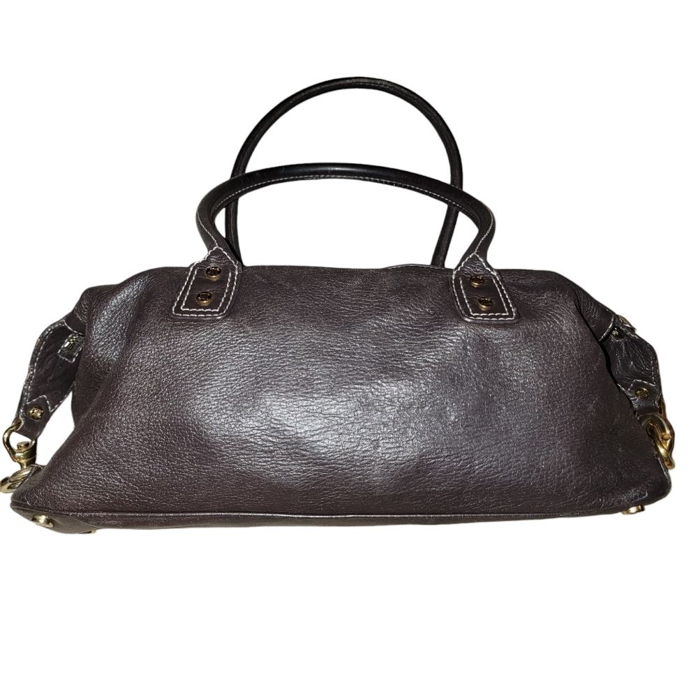 VTG Céline East/West Shoulder Bag in Stitched Brown Leather w/COA - Picture 15 of 16